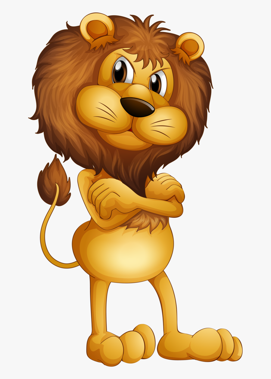 Terrestrial Animal Stock Photography - Lion Cartoon Standing , Free ...