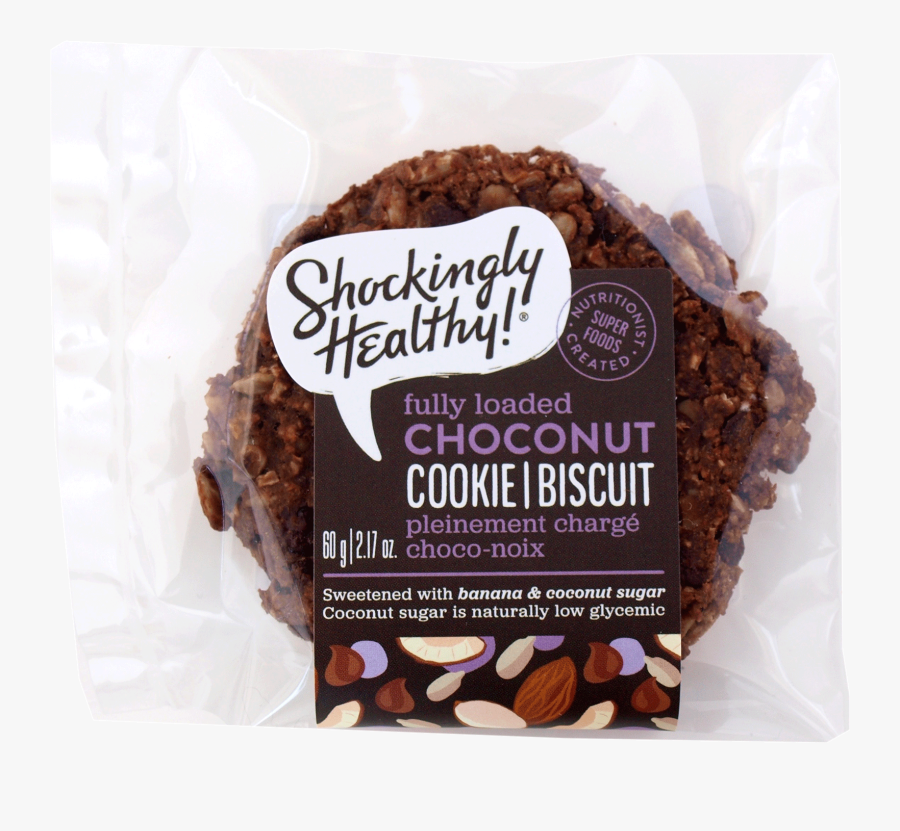 Choconut Cookie- Healthy Cookie, Healthy Snack Healthy - Healthy Brownie Delivery, Transparent Clipart