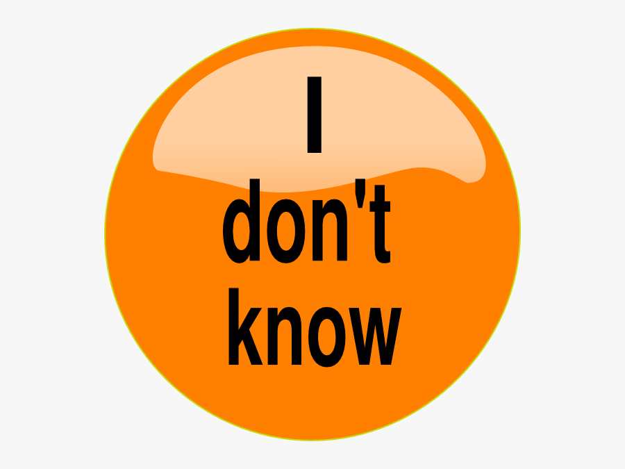Don T Know Clipart, Transparent Clipart