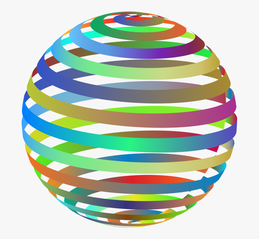Sphere,line,easter Egg - Spiral Orb Png Icon, Transparent Clipart