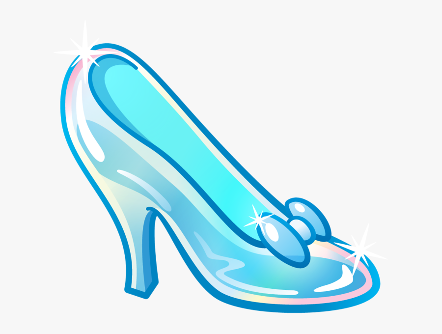 Cinderella Clipart Heel - Transparent Cinderella Glass Slipper, Transparent Clipart