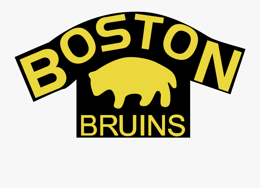 Download Logo Transparent - Boston Bruins First Logo, Transparent Clipart