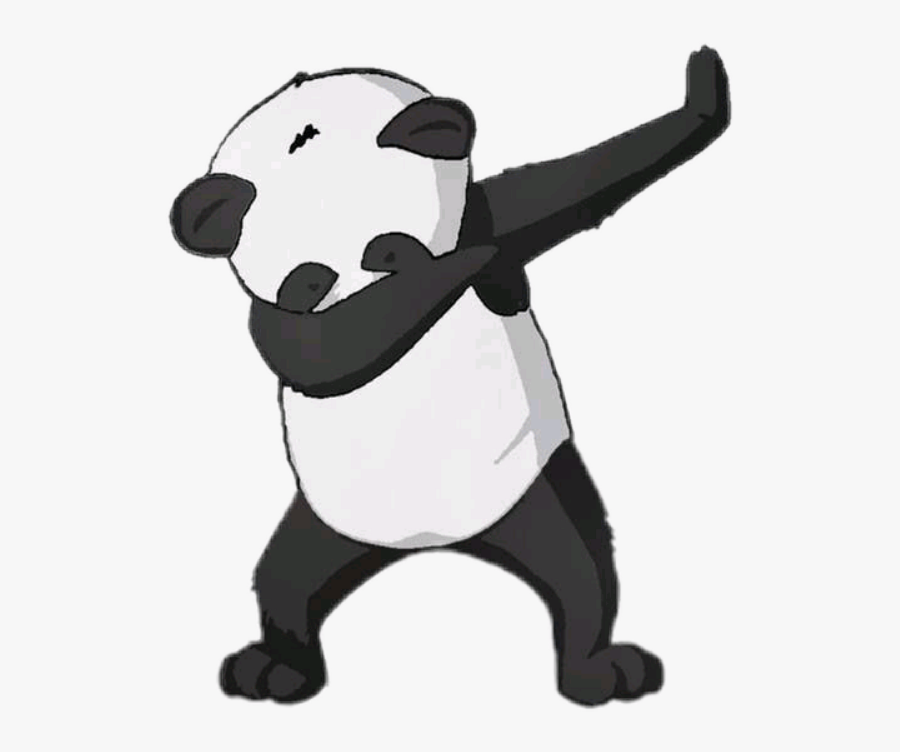 #cute #panda #baby #dabbing - Dabbing Panda, Transparent Clipart