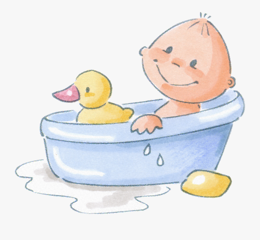 Baby In Png Clip - Rubber Duck Baby Shower Transparent Png Clip Art, Transparent Clipart
