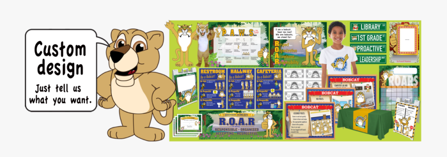 Pbis Posters Lion Cub Mascot Clip Art - Clip Art, Transparent Clipart