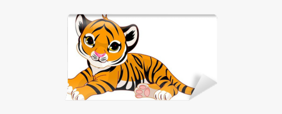 Cub Clipart Little Tiger - Tiger Cub Clipart, Transparent Clipart