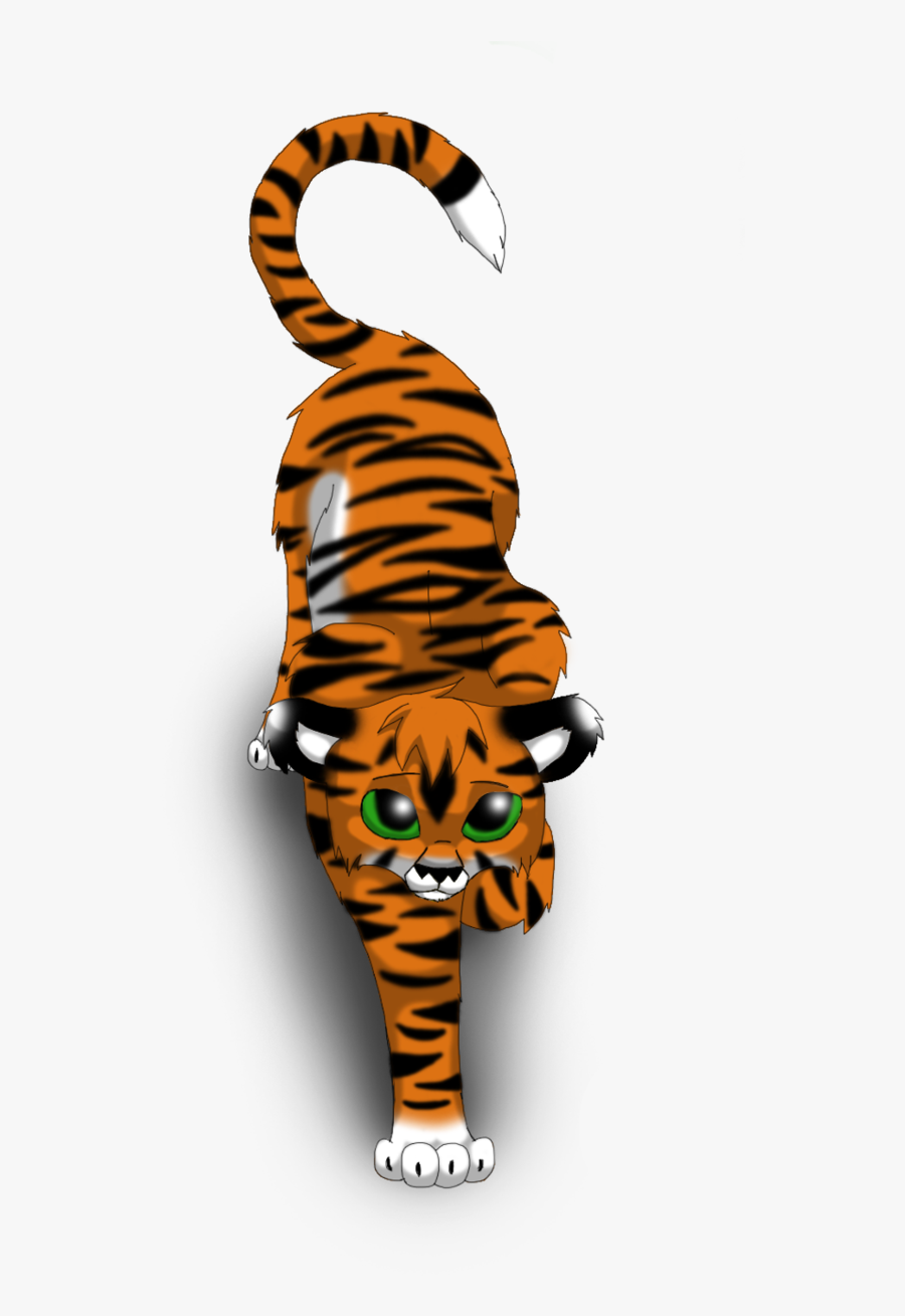 Tiger Cub By Cheetany - Illustration, Transparent Clipart