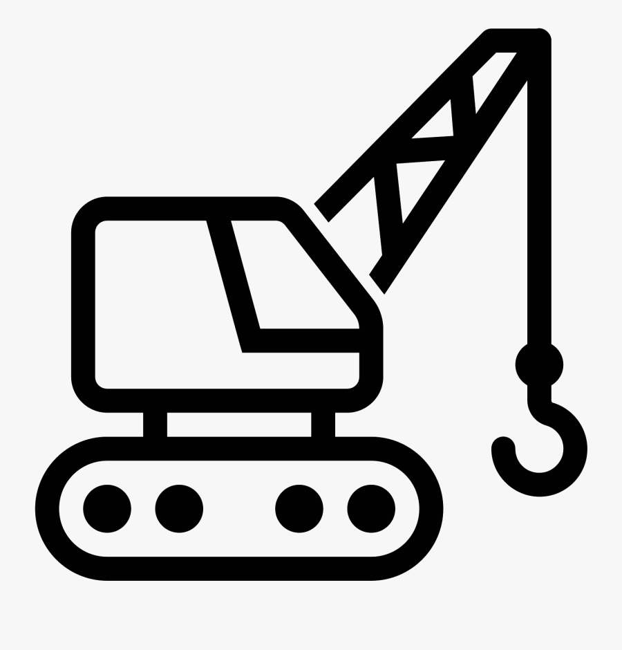Building Clipart Crane - Cranes Icon, Transparent Clipart