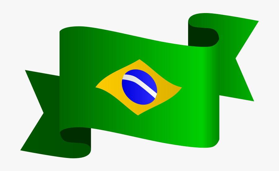 Bandeira Do Brasil Faixa Png, Transparent Clipart