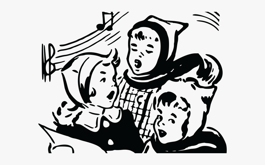 Christmas Cliparts Carolers - Clip Art, Transparent Clipart