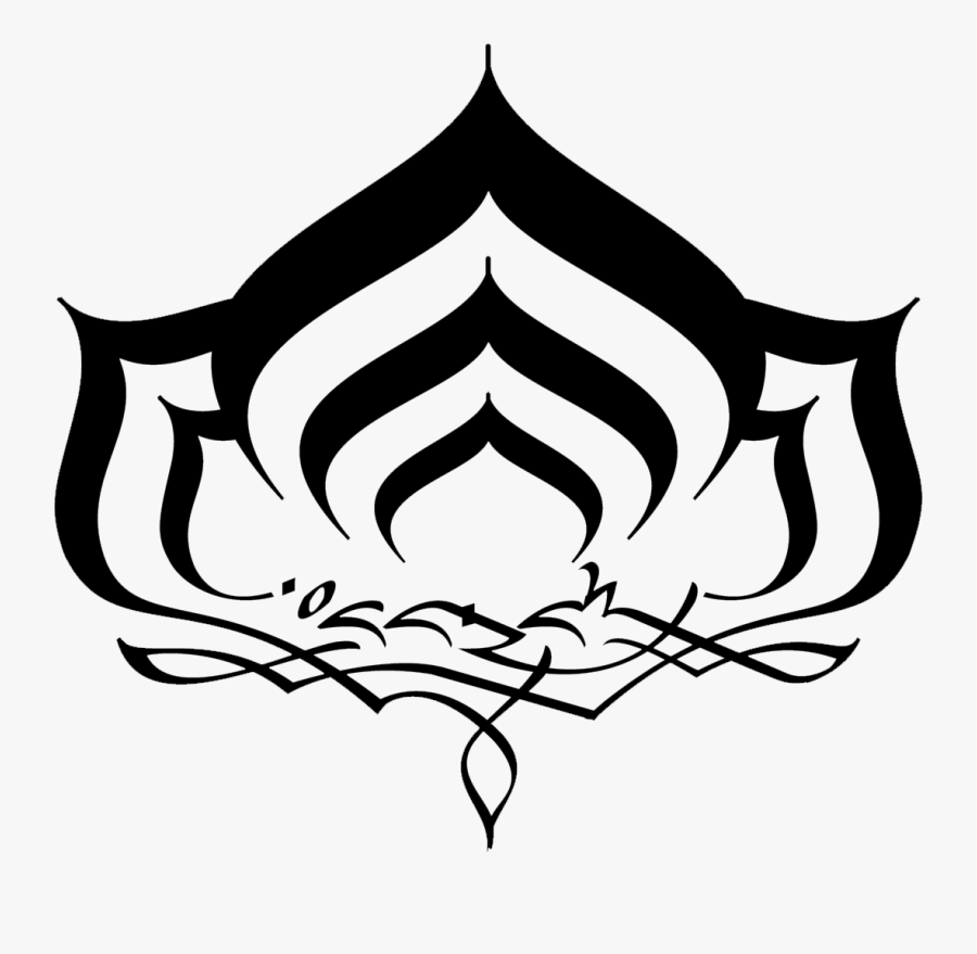 Manta-ray - Lotus Warframe Logo, Transparent Clipart