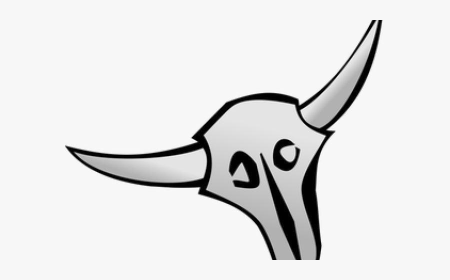Cattle Clipart Hereford - Vector Of Cow Skull Png, Transparent Clipart