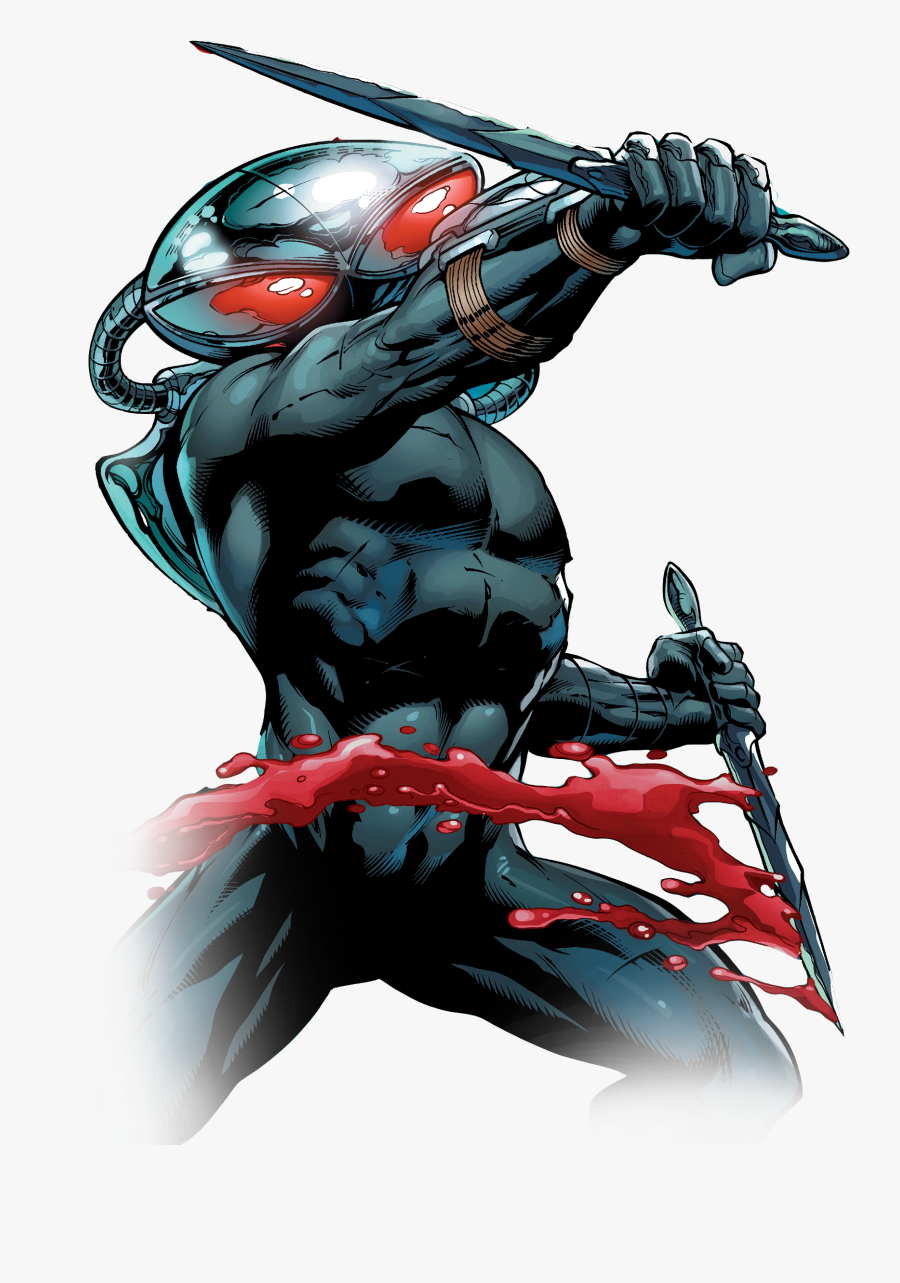 Black Manta Dc Comic - Black Manta Comic Png, Transparent Clipart