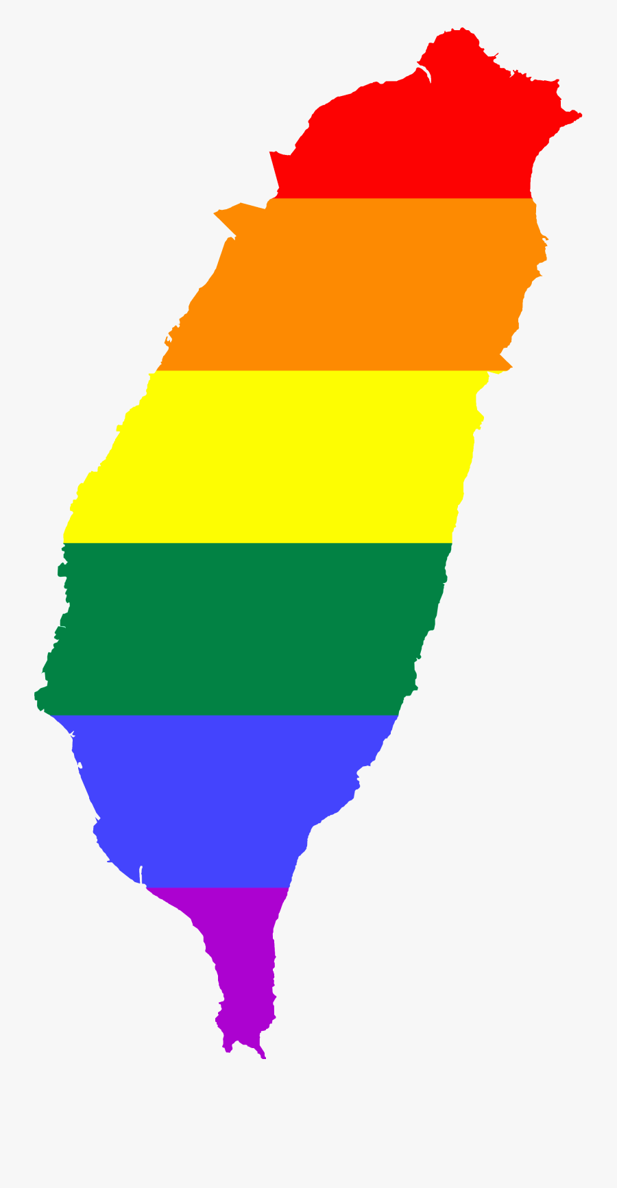 Lgbt Png File - Capital City Of Taiwan Map, Transparent Clipart