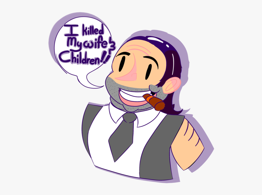 I Killed My Wife And Children By Angryfather - Cartoon, Transparent Clipart