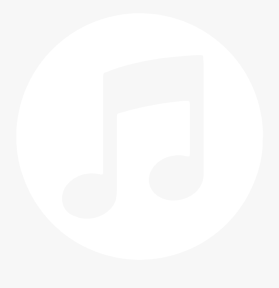 Itunes - Itunes White Circle Logo, Transparent Clipart