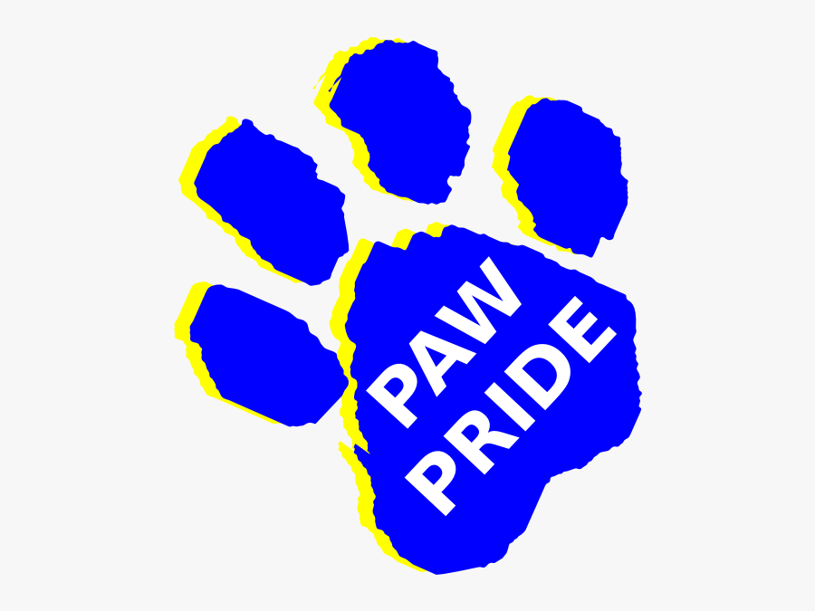 Paw Pride Svg Clip Arts, Transparent Clipart