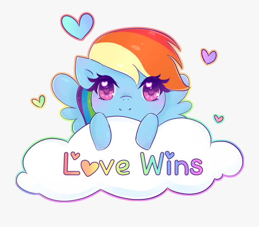 Nekocakeart, Cloud, Cute, Gay Pride, Heart, Lovewins, - Cute Lgbt, Transparent Clipart