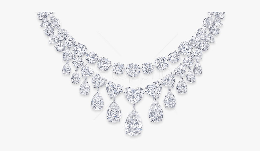 Necklace Png Images - Diamond Jewellery Necklace Png, Transparent Clipart