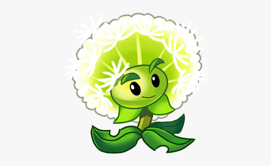 Plants Vs Zombies 2 Dandelion, Transparent Clipart