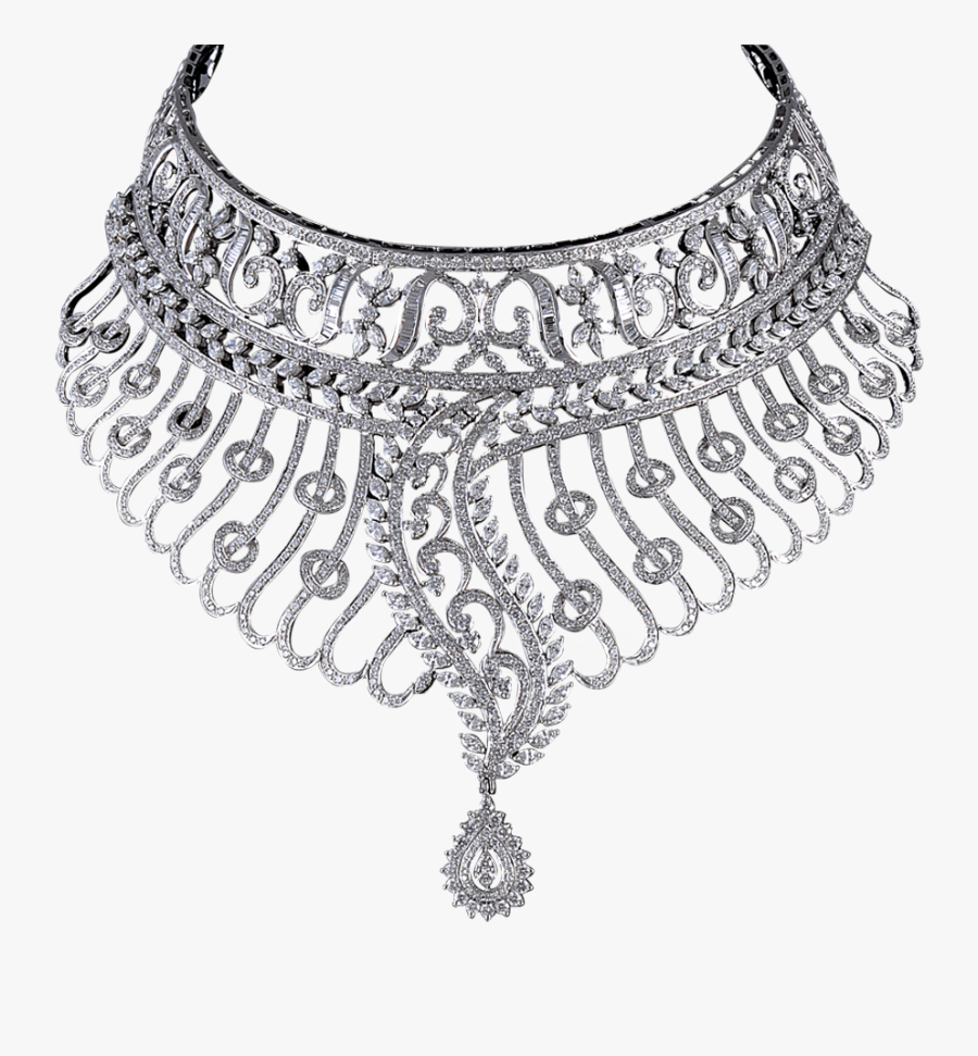 Diamond Necklace Transparent Png - Diamond Necklace Png File, Transparent Clipart