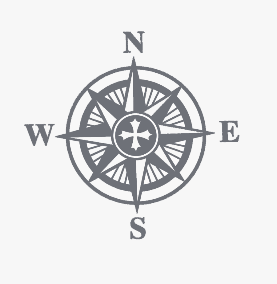 Transparent Compass Rose Clipart - Kincaid Coach Lines Logo, Transparent Clipart