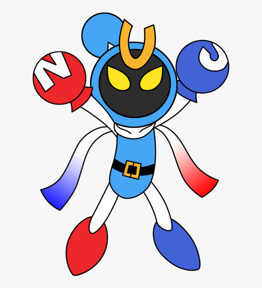 Magnet Clipart Red Blue - Super Bomberman R Magnet Bomber, Transparent Clipart