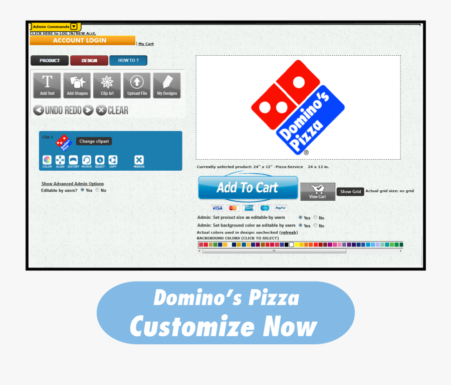 Dominos Pizza Magnet - Online Advertising, Transparent Clipart