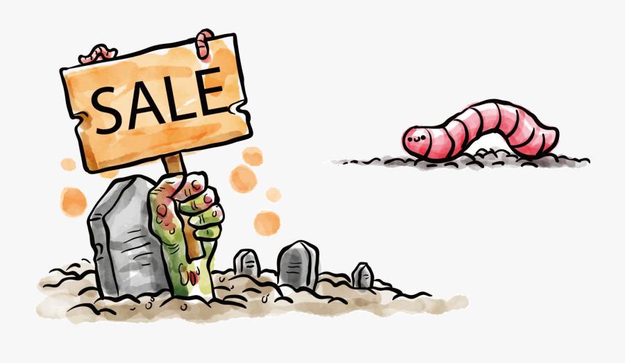 Vector Zombie Hand, Transparent Clipart