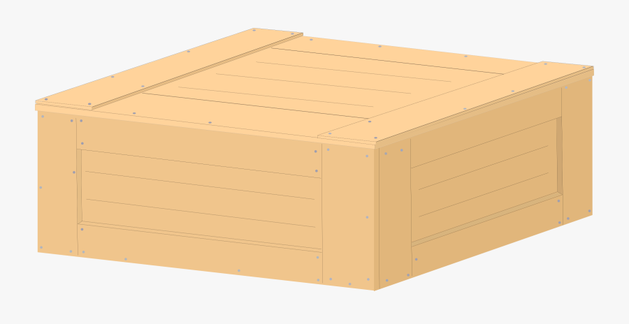 Box,angle,lumber - Crate Vector, Transparent Clipart