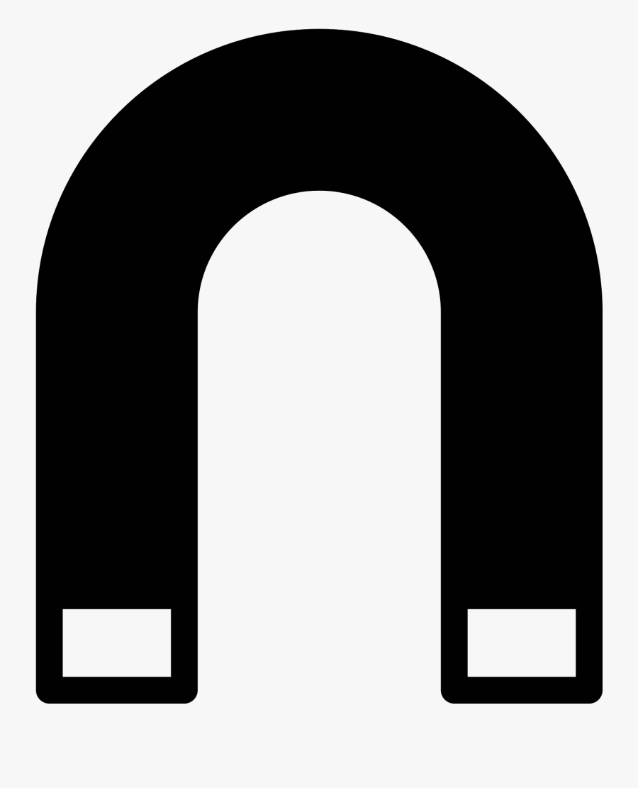 This Upside Down "u - Magnet Svg Icon, Transparent Clipart