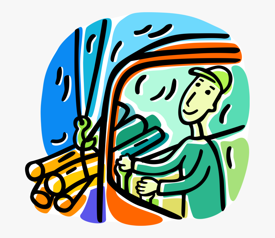 Vector Illustration Of Forestry And Logging And Wood, Transparent Clipart