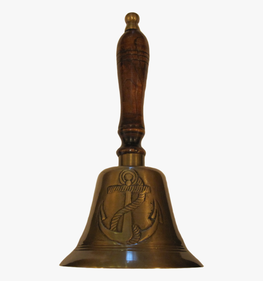 Brass Anchor Bell - Handbell, Transparent Clipart