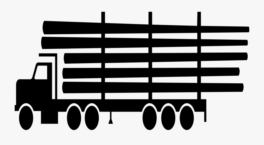 Log Truck Clip Art, Transparent Clipart