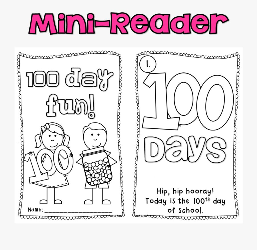 Clip Art 100 Days Smarter Printable 100 Days Of School Mini Reader