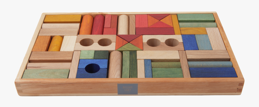 Logs Clipart Block Wood - Wooden Story Blocks, Transparent Clipart