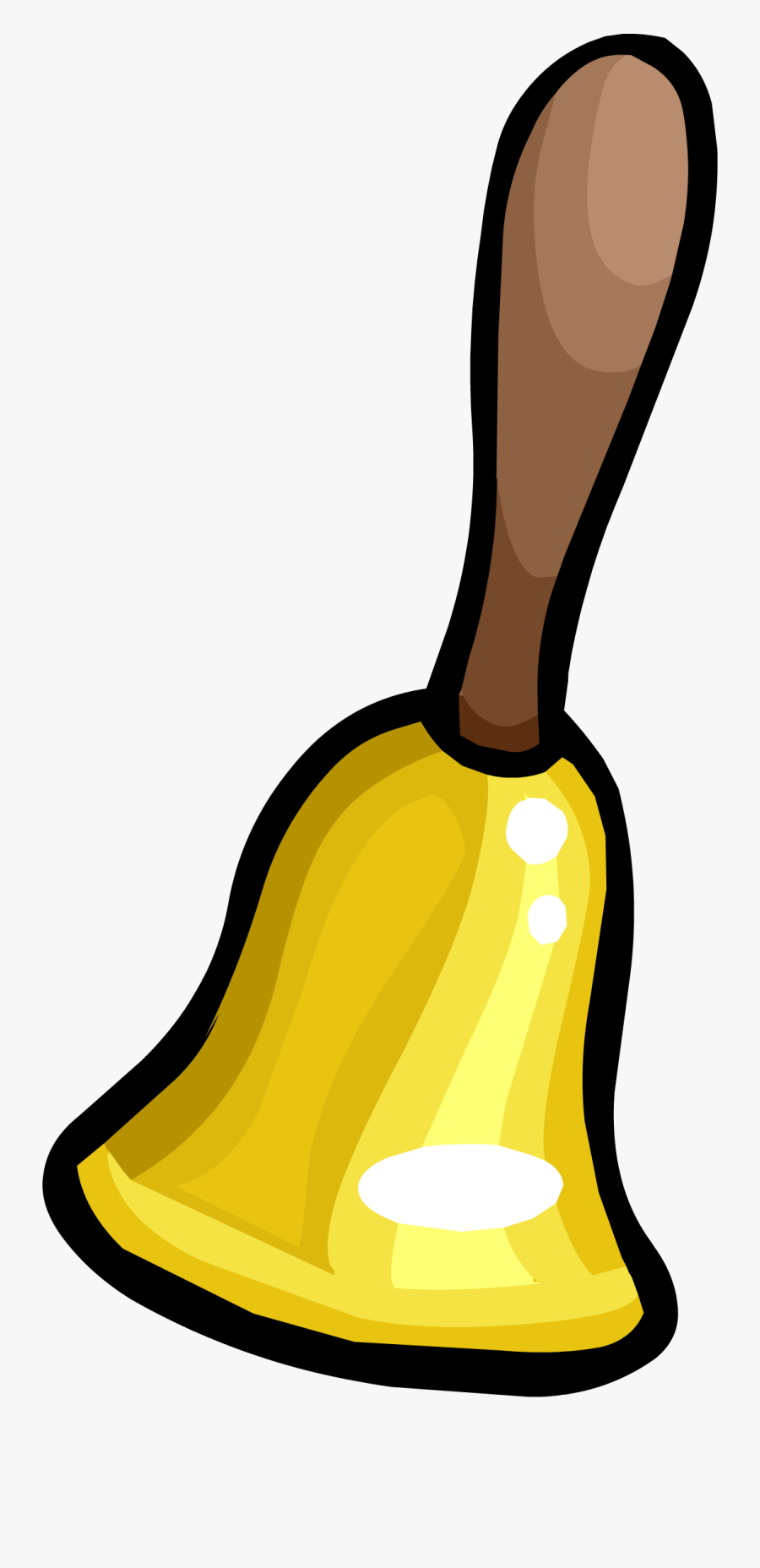 Club Penguin Christmas Bell - Clip Art Silver Bell, Transparent Clipart