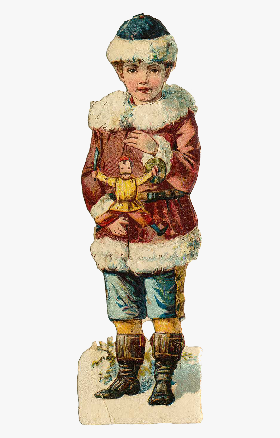 Free Vintage Christmas Clip Art, Transparent Clipart
