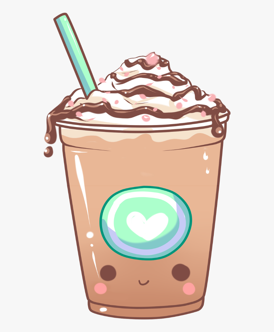 Coffee Clipart Iced Coffee - Kawaii Milkshake Clipart, Transparent Clipart
