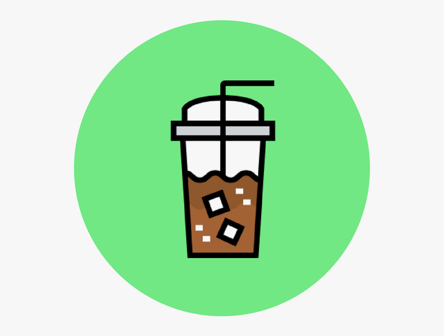 By Iced Coffee - Iced Coffee Clip Art, Transparent Clipart