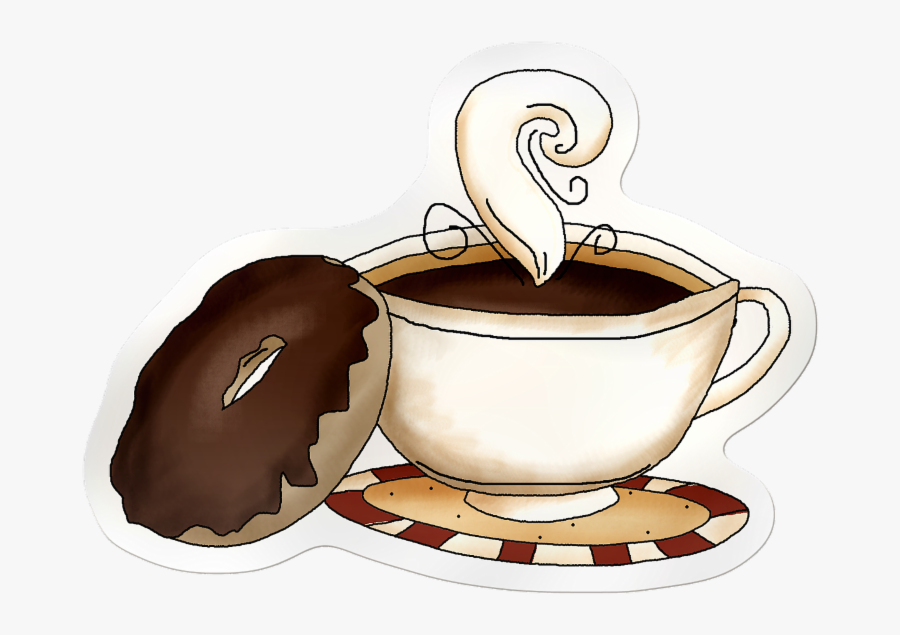 Coffee And Donuts Quotes, Transparent Clipart