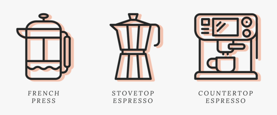 Home Coffee Makers, Transparent Clipart