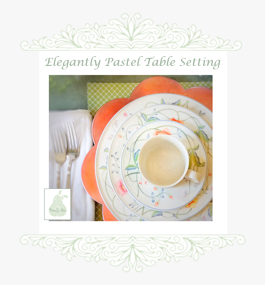 Dish Clipart Place Setting - Circle, Transparent Clipart