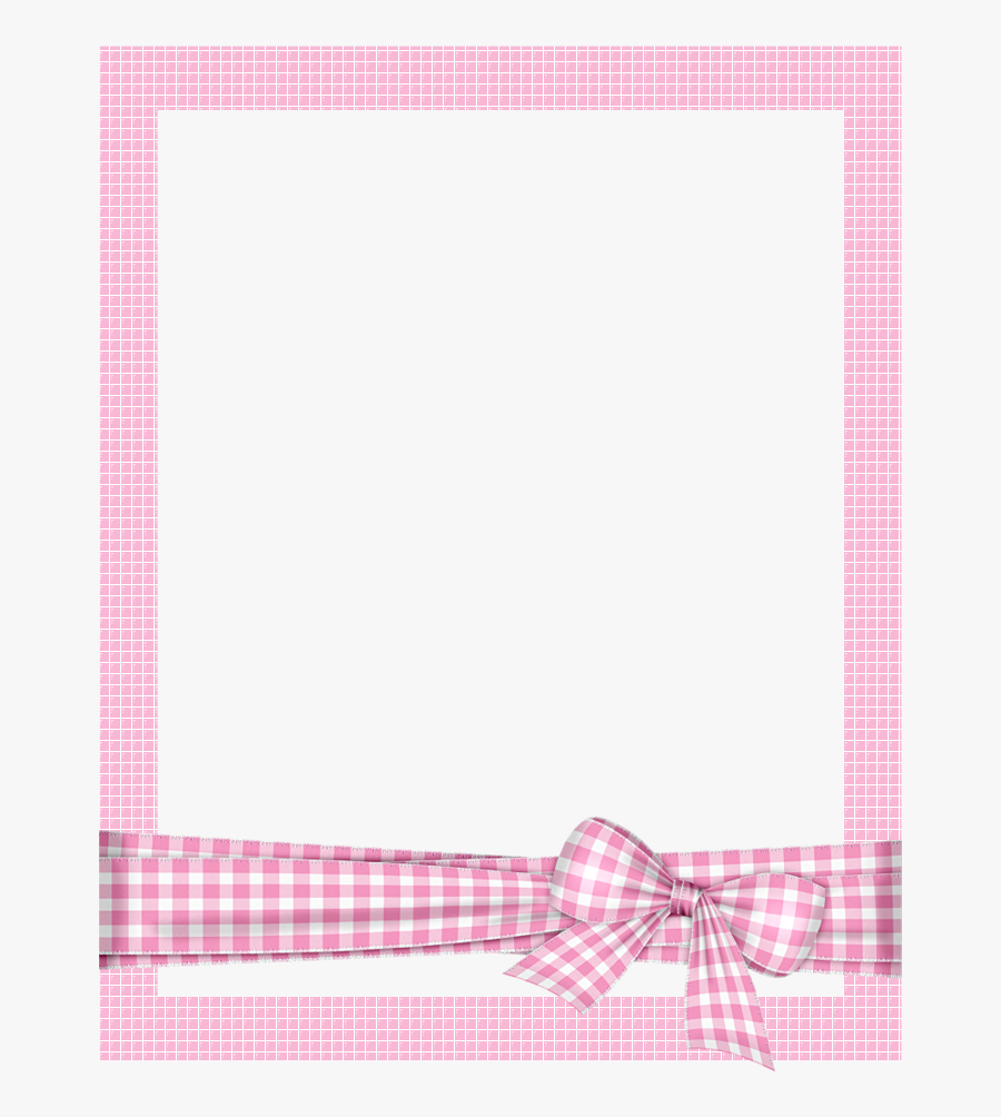 Picture Plaid Frame Frame,pink Cartoon Hand-painted - Pink Cartoon Photo Frame, Transparent Clipart