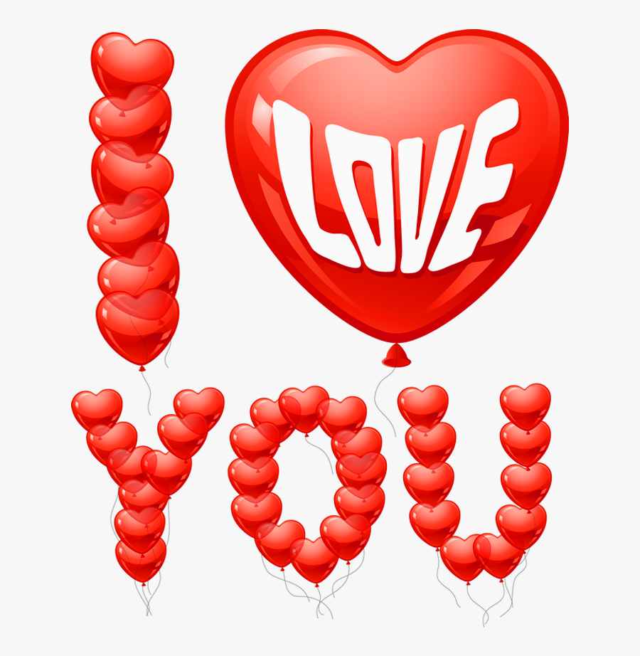 Balloon Love U Png Clipart , Png Download - Balloon, Transparent Clipart