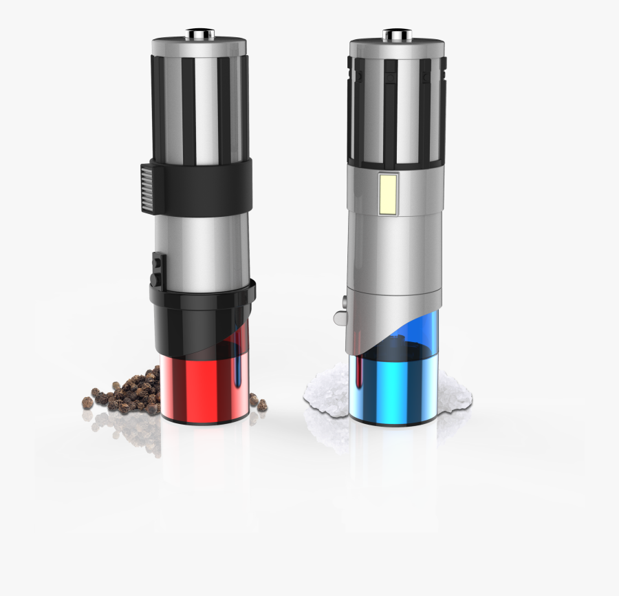 Transparent Salt And Pepper Png - Darth Vader And Anakin Lightsaber, Transparent Clipart