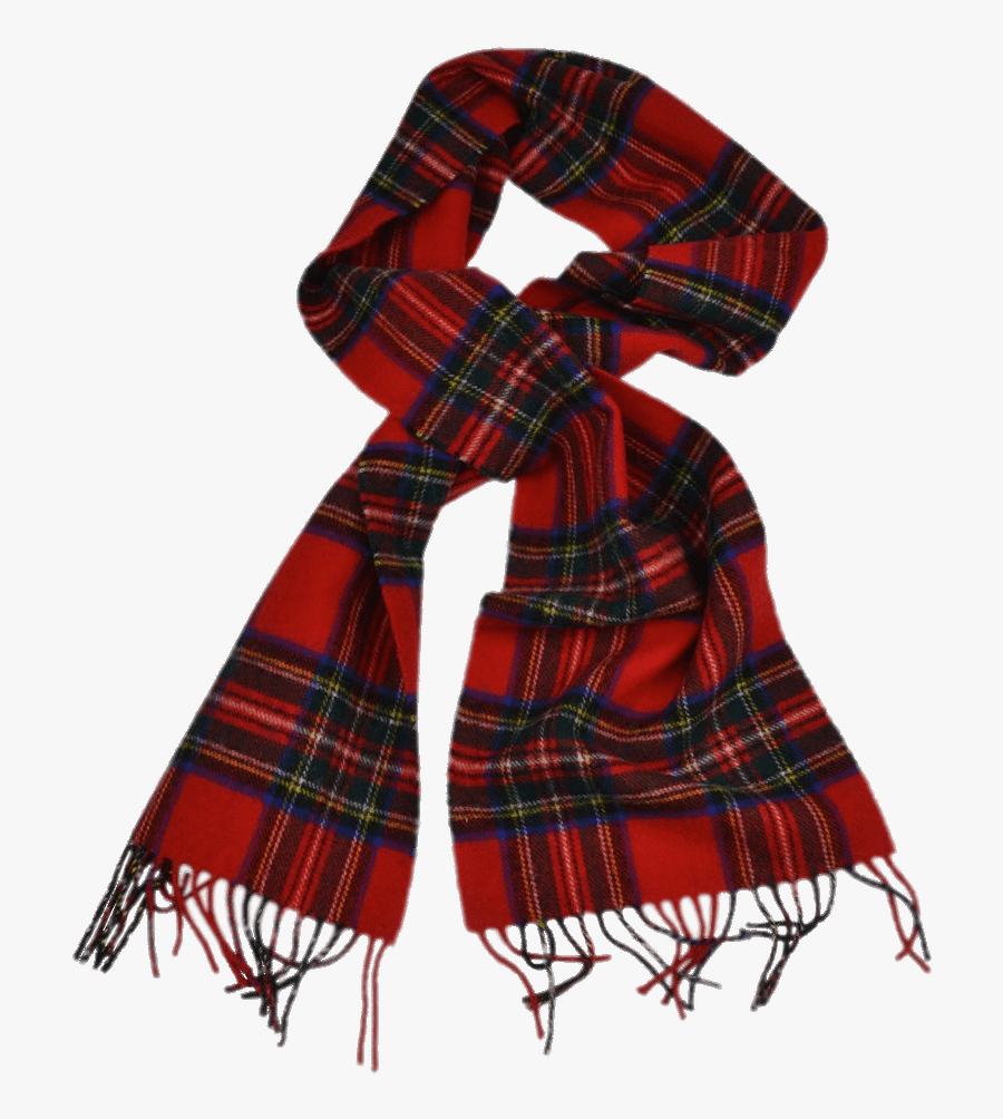 Tartan Scarf, Transparent Clipart