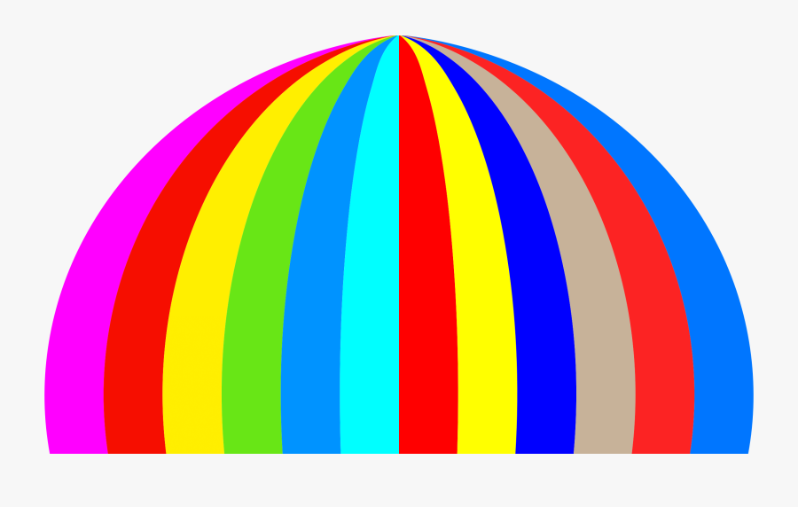Clipart Rainbow Half Dome Download Free Clip Art Microsoft - Clip Art, Transparent Clipart