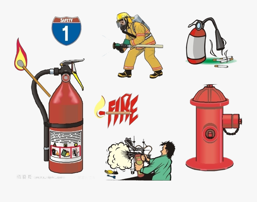 Firefighter Firefighting Fire Alarm System Fire Alarm - Fire Alarm System In Cartoon, Transparent Clipart