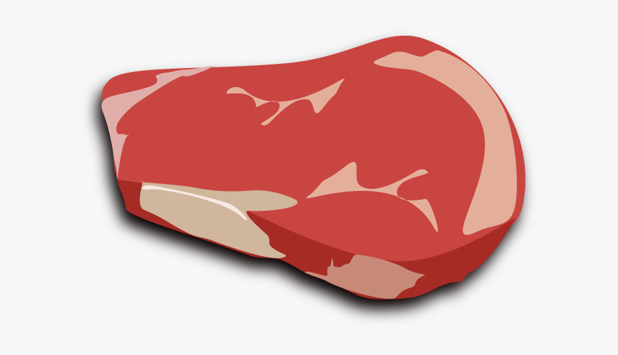 Meat Clipart Well Done Steak - Salmon Steak Vector, Transparent Clipart